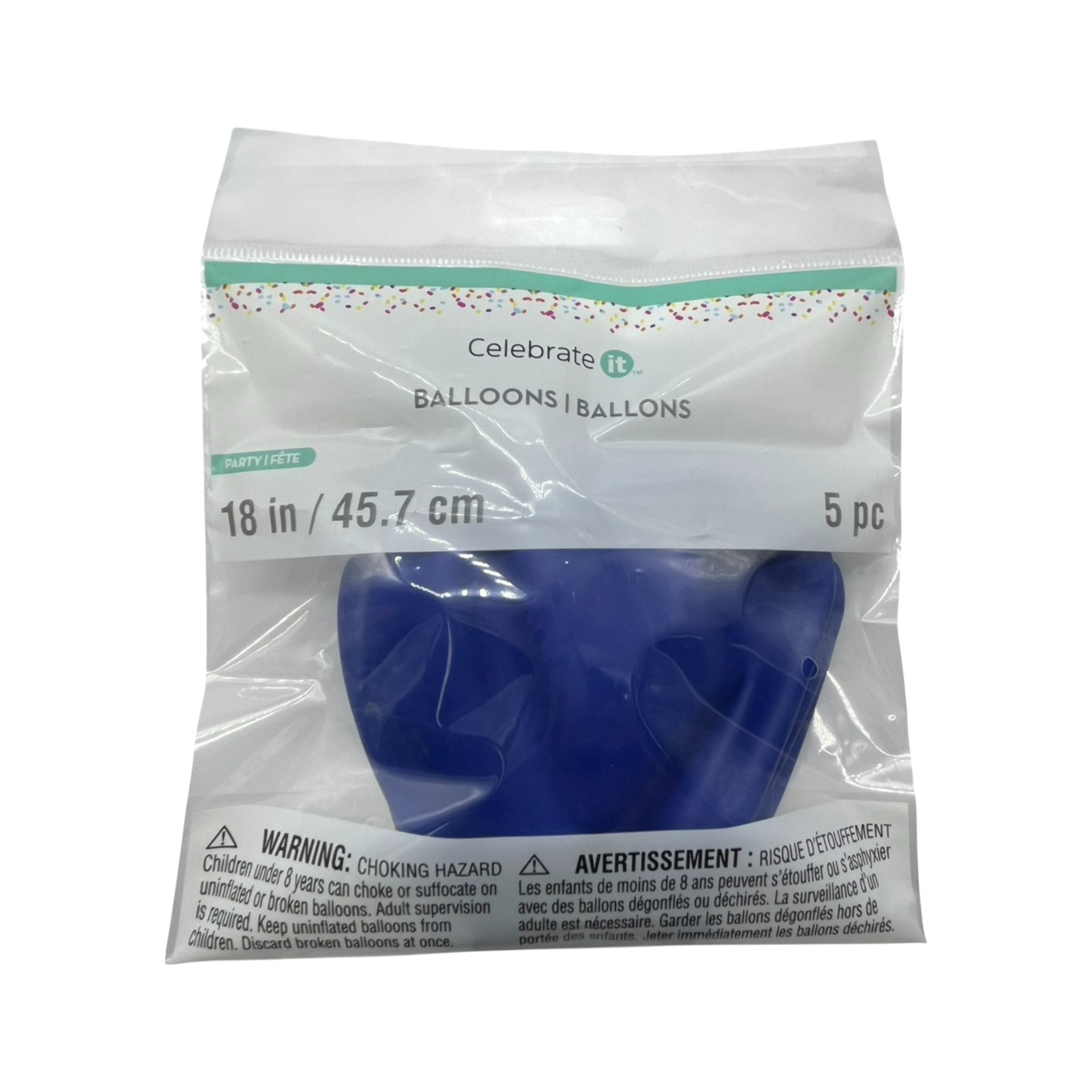 slide 3 of 3, 18" Solid Latex Balloons, 5ct By Celebrate It, 5 ct