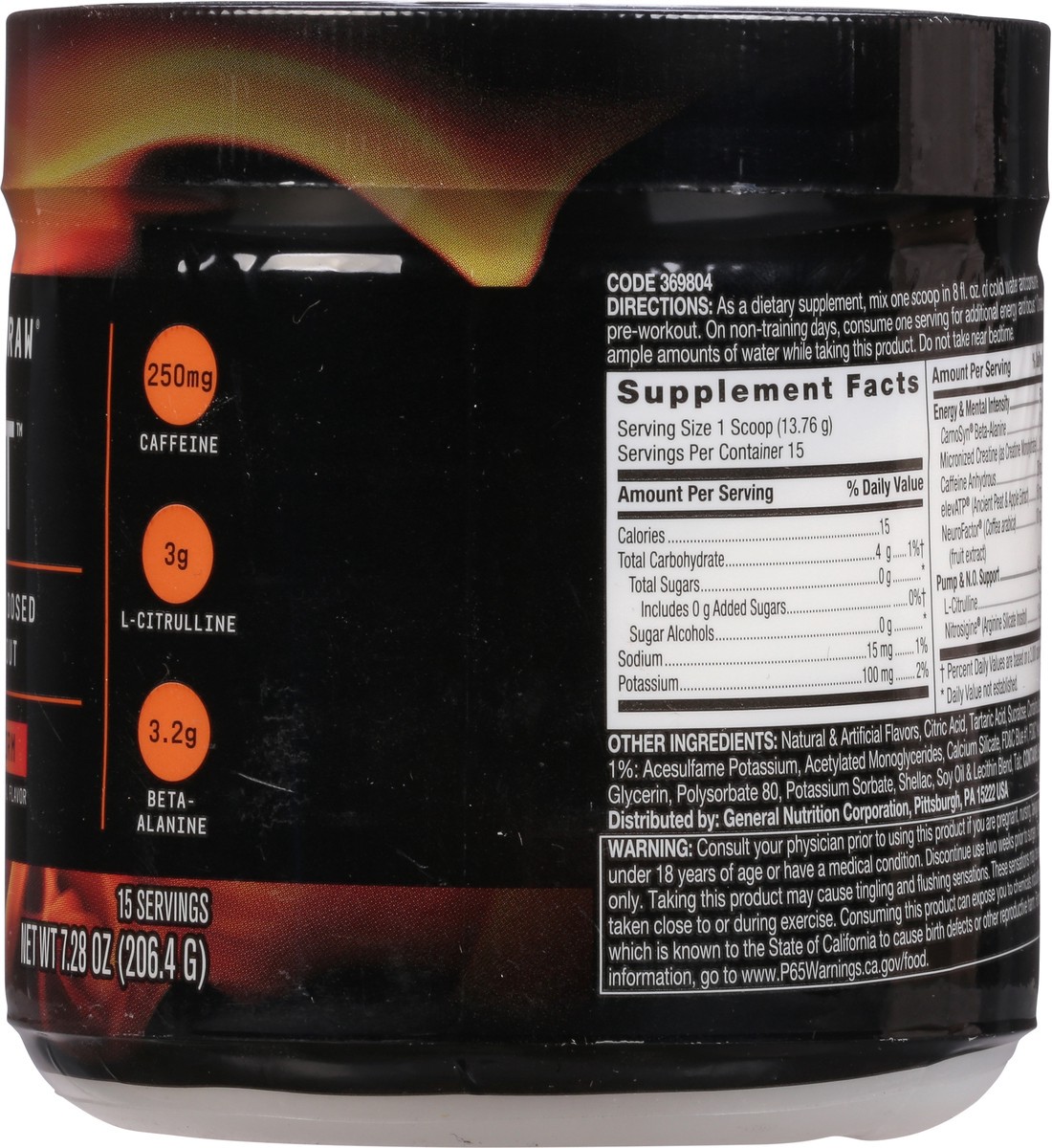 slide 4 of 9, Beyond Raw LIT Clinically Dosed Gummy Worm Pre Workout 7.28 oz, 7.28 oz