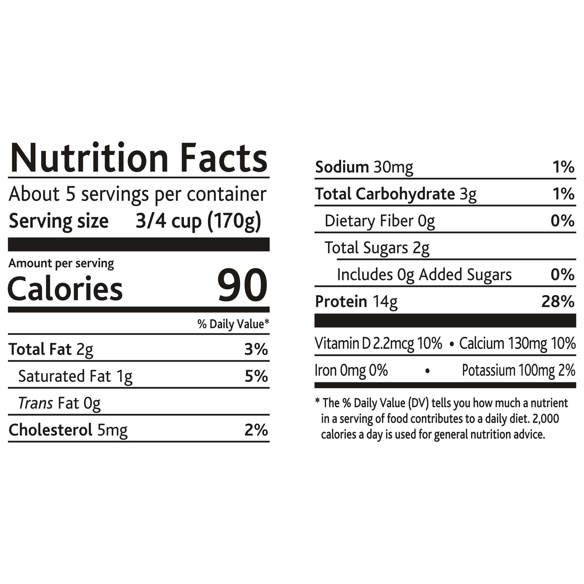 slide 4 of 5, Too Good & Co. Plain Flavored Lower Sugar, Low Fat Greek Yogurt Cultured Product, 32 OZ Tub, 32 oz