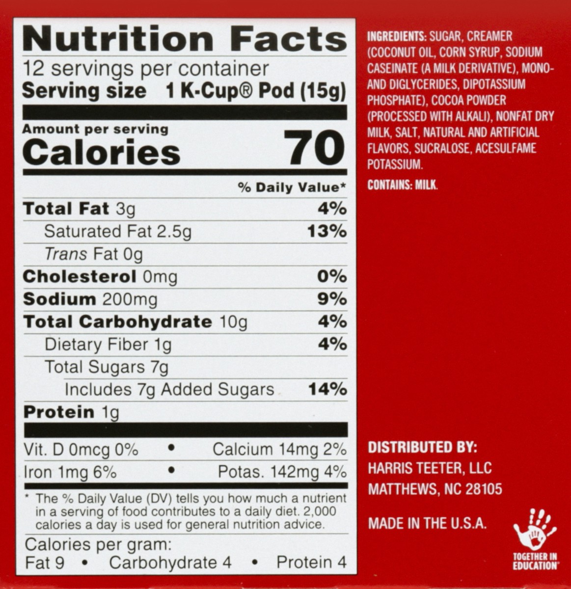 slide 2 of 4, Harris Teeter Hot Cocoa K-Cup - 12 ct, 12 ct