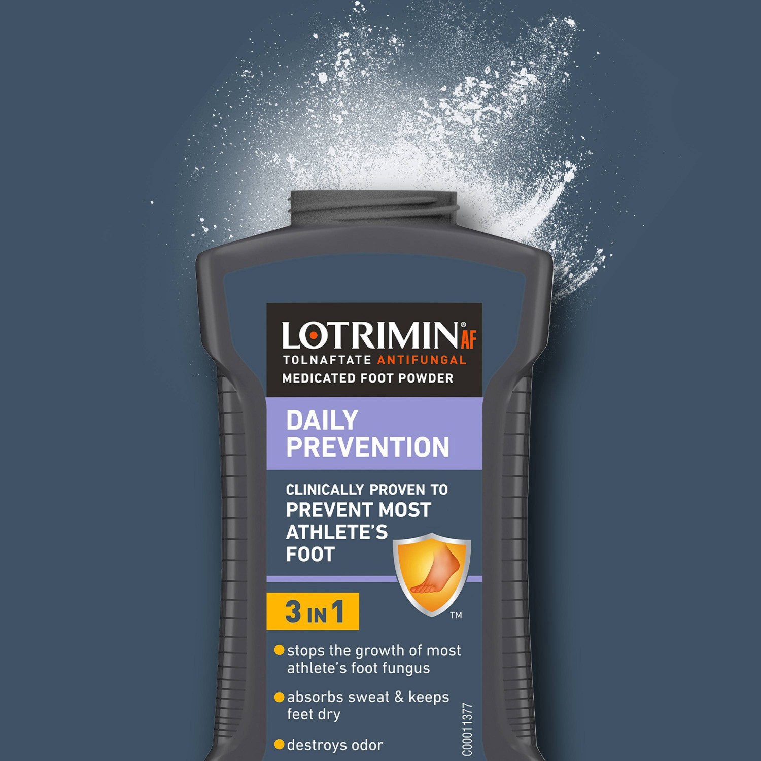 slide 31 of 70, Lotrimin AF Daily Prevention Medicated Foot Powder 90 g Bottle, 90 g