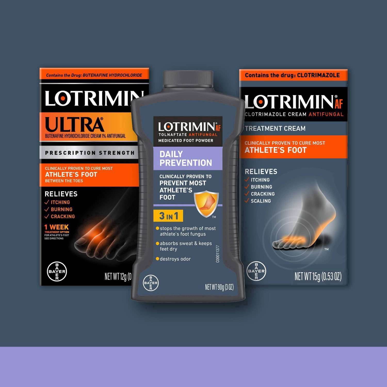 slide 46 of 70, Lotrimin AF Daily Prevention Medicated Foot Powder 90 g Bottle, 90 g