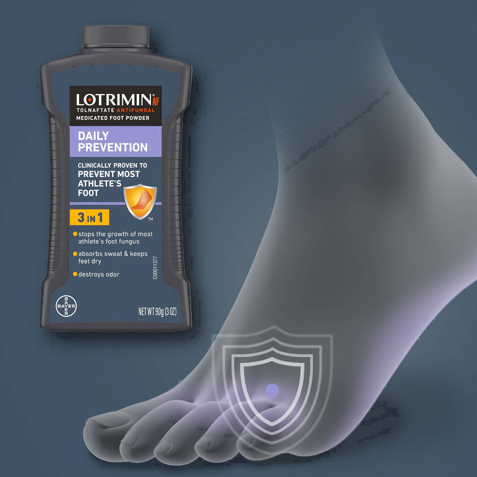 slide 32 of 70, Lotrimin AF Daily Prevention Medicated Foot Powder 90 g Bottle, 90 g