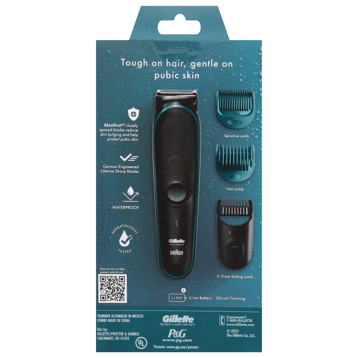 slide 8 of 12, Gillette Pubic Intimate Hair Trimmer 1 ea, 1 ct