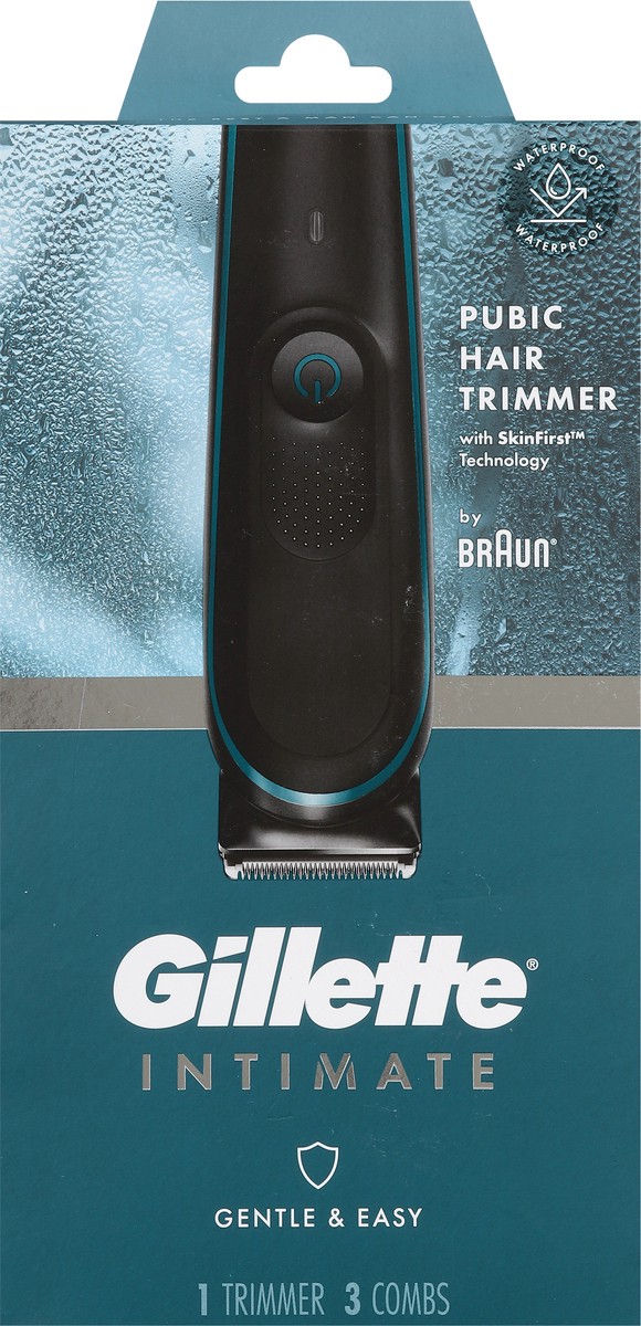 slide 5 of 12, Gillette Pubic Intimate Hair Trimmer 1 ea, 1 ct