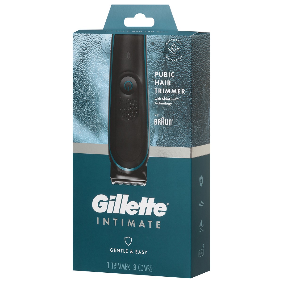 slide 9 of 12, Gillette Pubic Intimate Hair Trimmer 1 ea, 1 ct