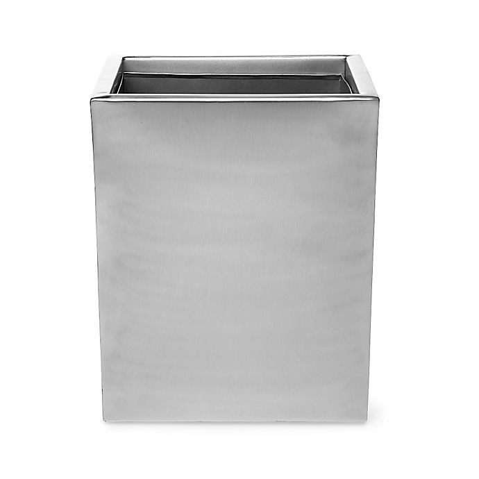 slide 1 of 1, Roselli Trading Modern Wastebasket - Stainless Steel, 1 ct