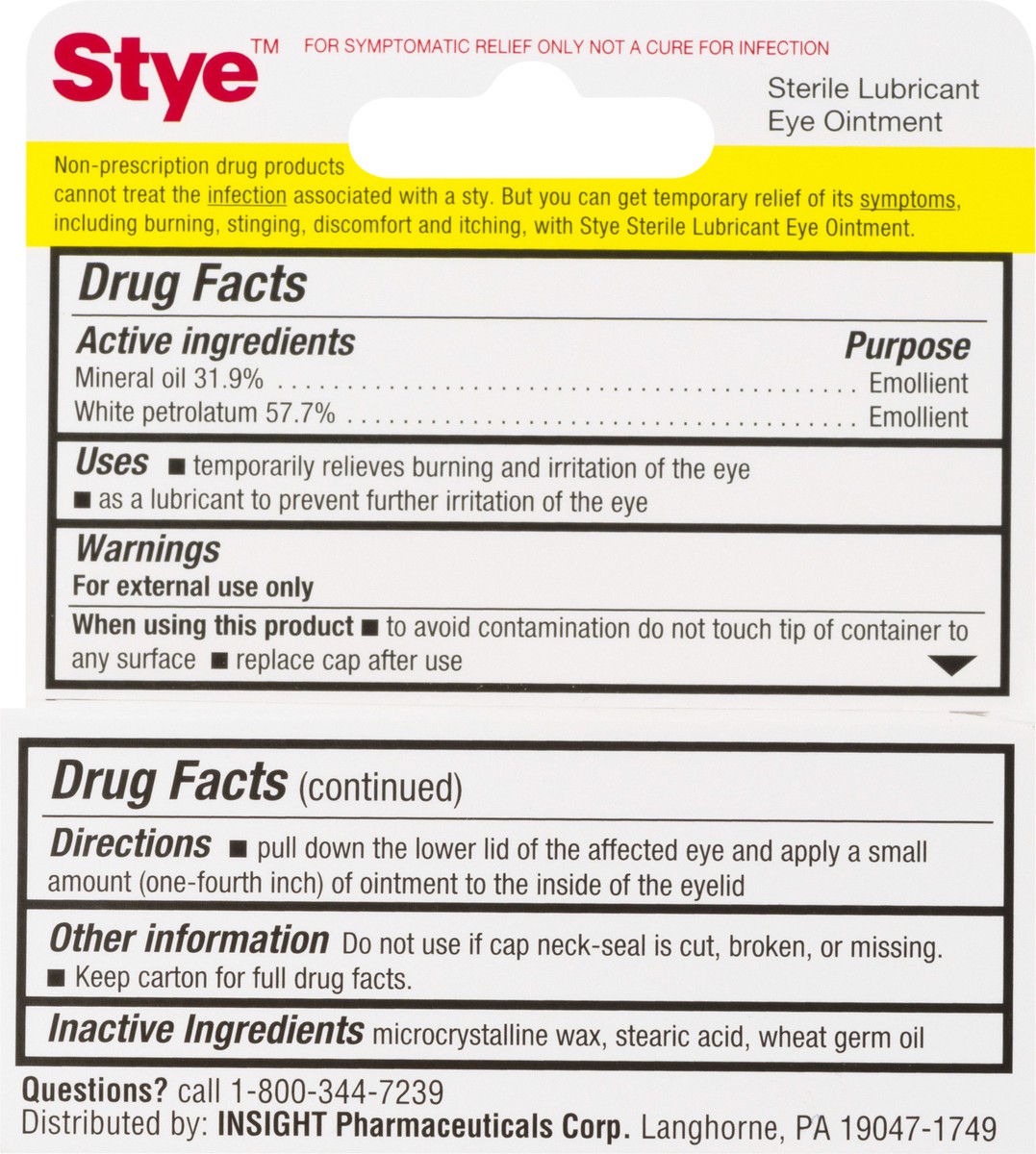slide 9 of 13, Stye Sterile Lubricant Eye Ointment 0.125 oz, 0.12 oz