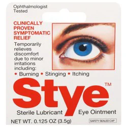 Stye Sterile Lubricant Eye Ointment - 0.125 fl oz