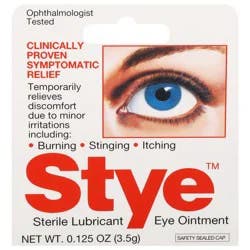 Stye Sterile Lubricant Eye Ointment - 0.125 fl oz