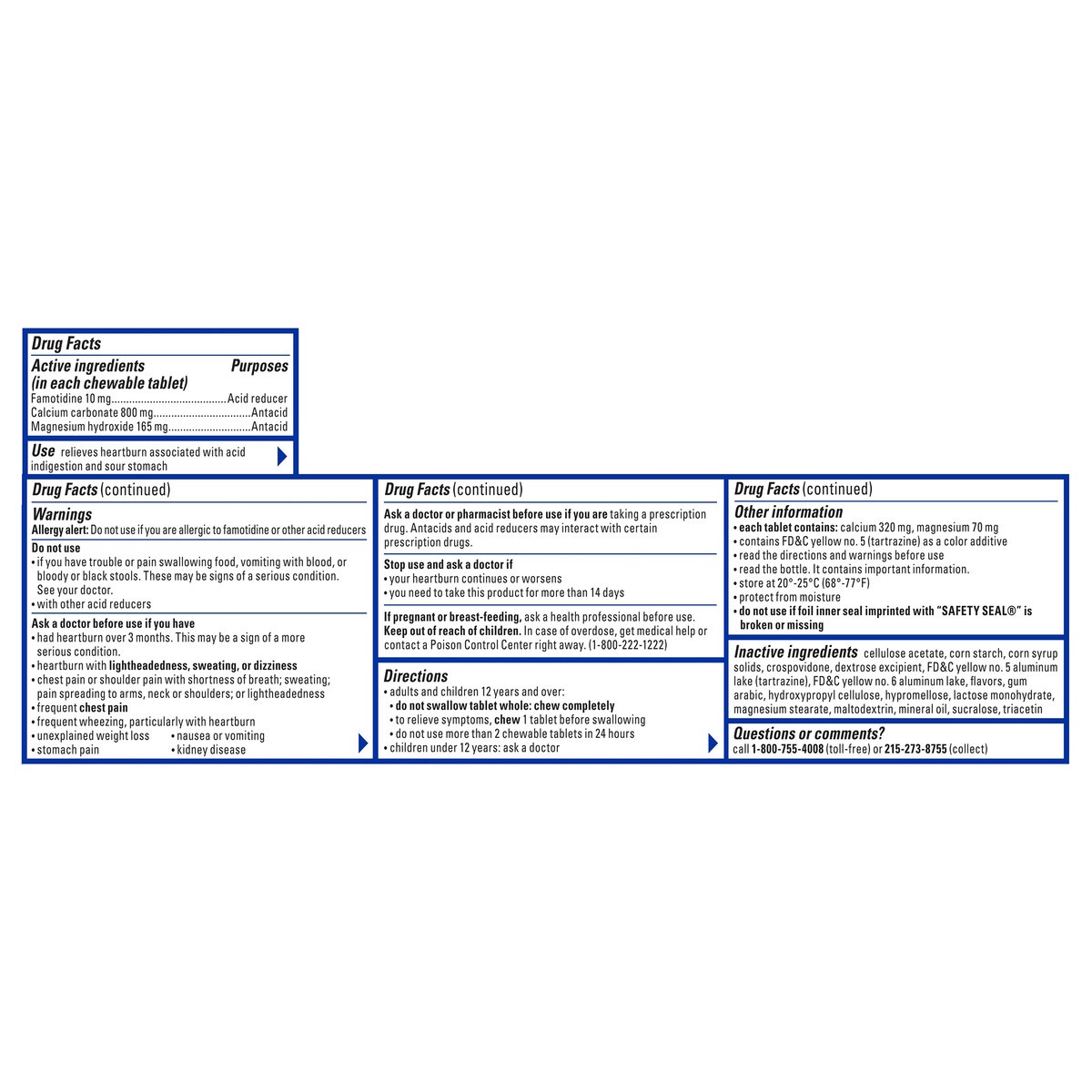 slide 7 of 11, Pepcid Complete Dual Action Acid Reducer + Antacid, 25 cnt