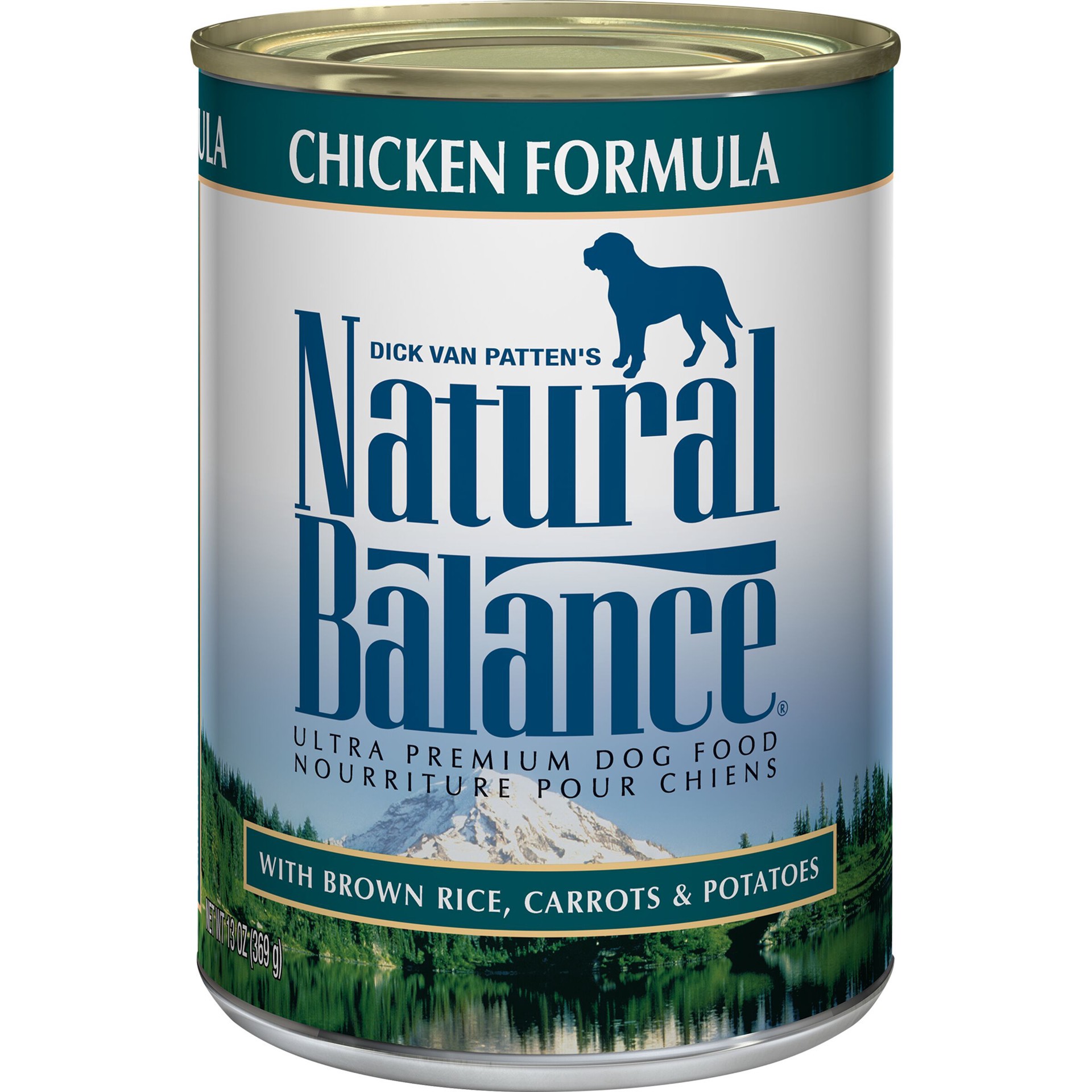 slide 1 of 6, Natural Balance Chicken Formula Wet Dog Food, 13-Ounce Can, 13 oz