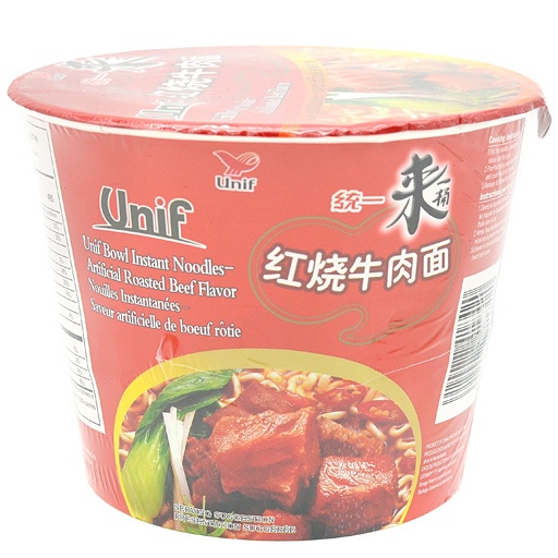 slide 1 of 1, Tung-I Unif Super Bowl Noodles Roasted Beef, 4.23 oz