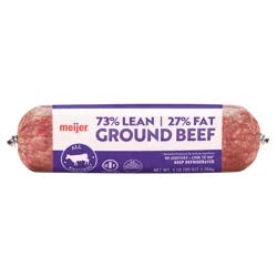 Meijer 73/27 Ground Beef