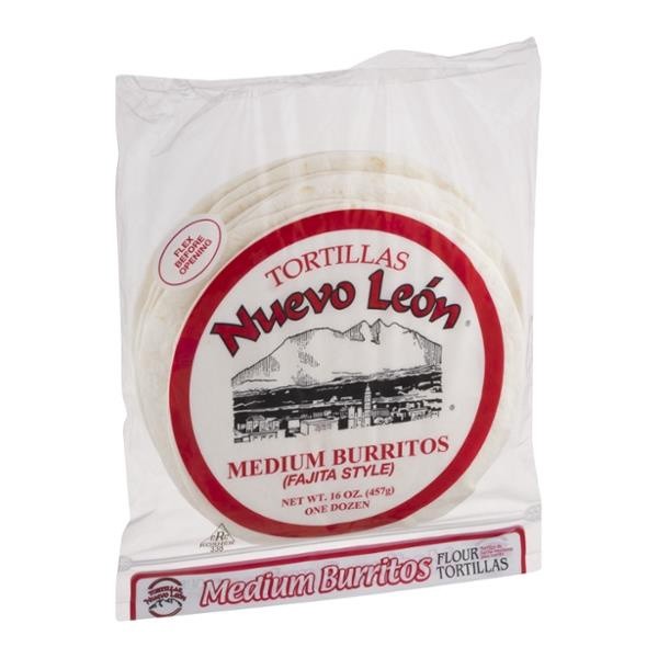 slide 1 of 6, Nuevo Leon Flour Tortillas 12 ea, 12 ct