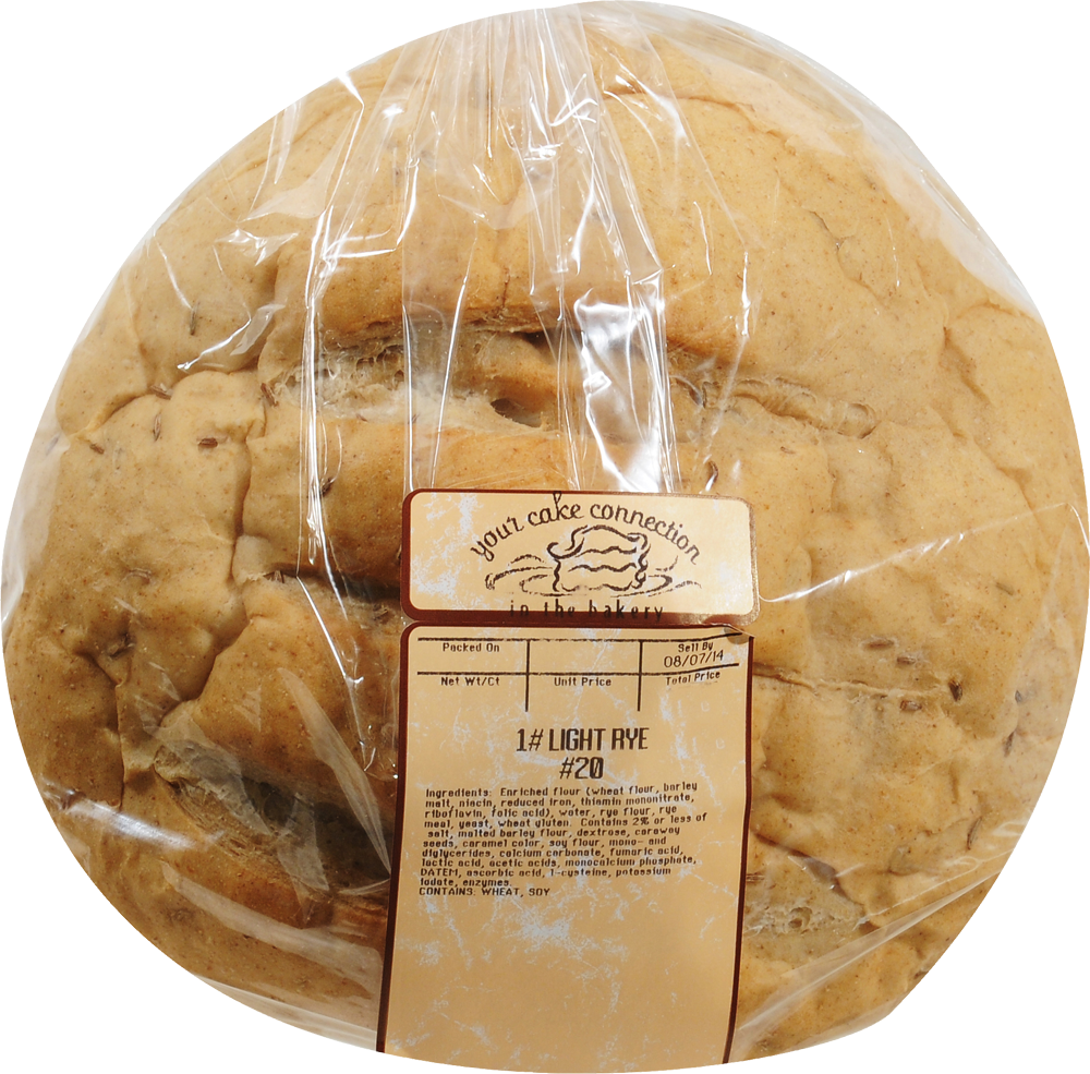 slide 1 of 3, Kroger Bakery Seeded Light Rye Bread, 16 oz