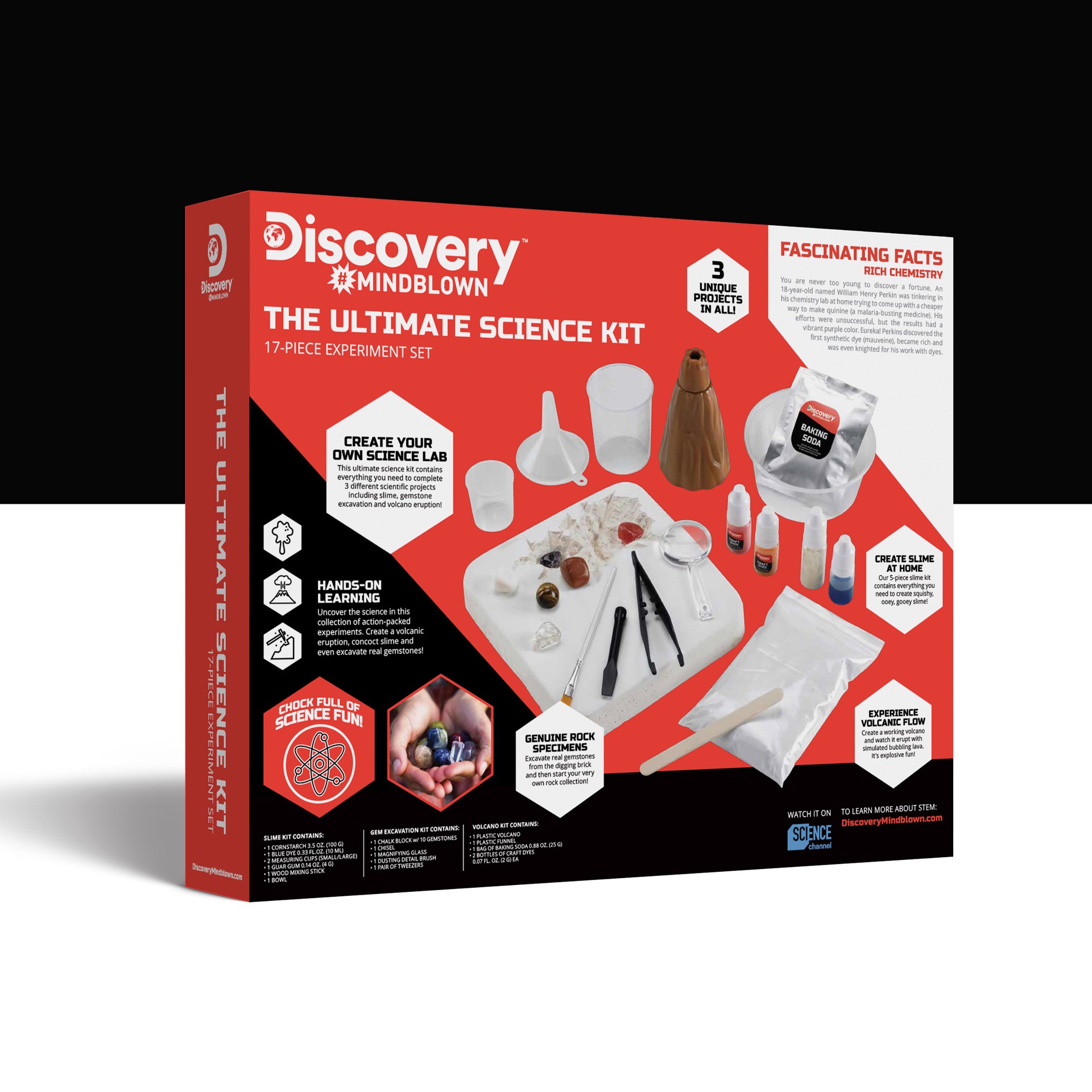 slide 7 of 10, Discovery Mindblown Discovery™ #Mindblown The Ultimate Science Kit 17-Pieces Experiment Kit, with 3-In-1 Experimental Science Kit, 15 ct