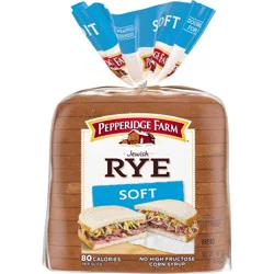 Pepperidge Farm Jewish Rye Soft Rye Bread, 16 oz. Bag