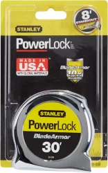 Stanley Powerlock Tape Measure With Blade Armor Coating