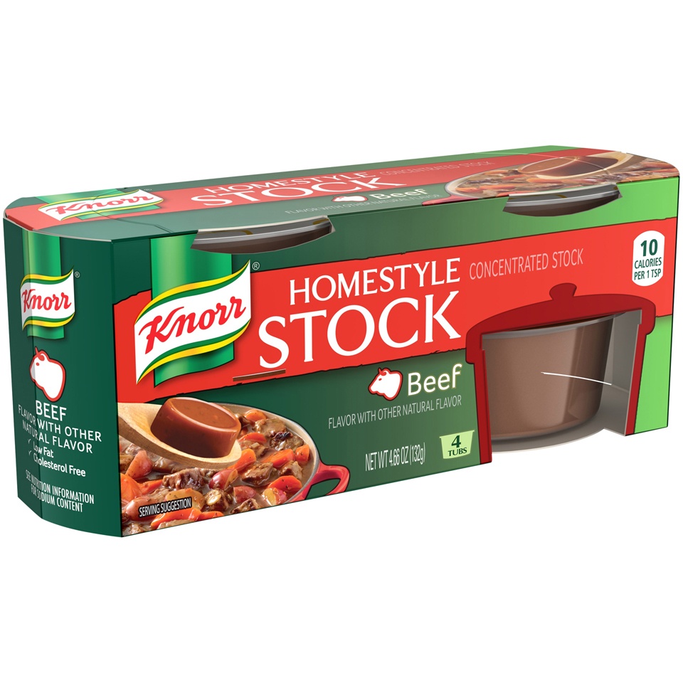 slide 2 of 3, Knorr Homestyle Beef Stock, 4 ct