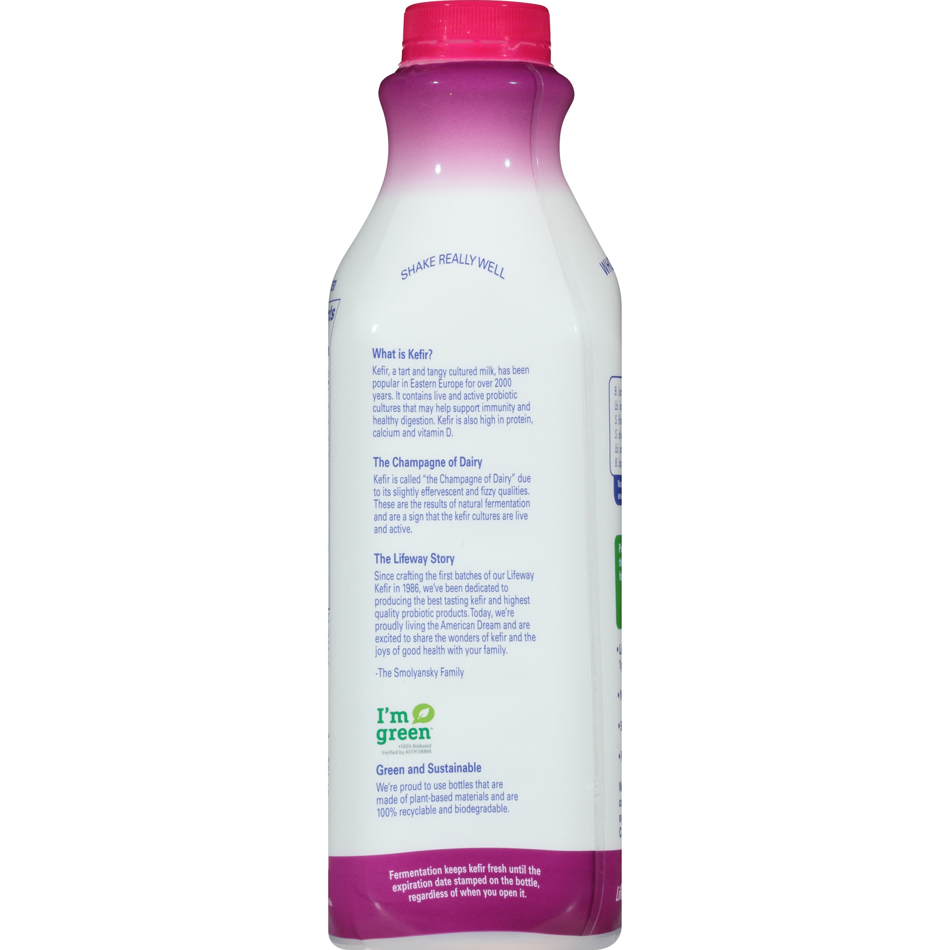 slide 6 of 8, Lifeway Organic Kefir Mixed Berry Cultured Whole Milk, 32 oz