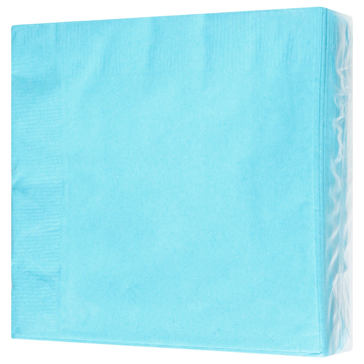 slide 9 of 12, Blue & White Polka Dot Cocktail Beverage Napkin, 50 ct