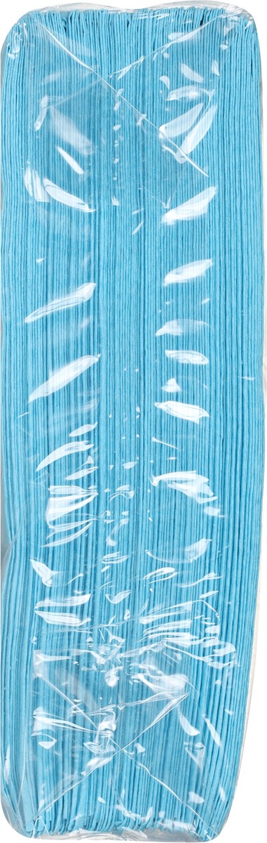 slide 11 of 12, Blue & White Polka Dot Cocktail Beverage Napkin, 50 ct