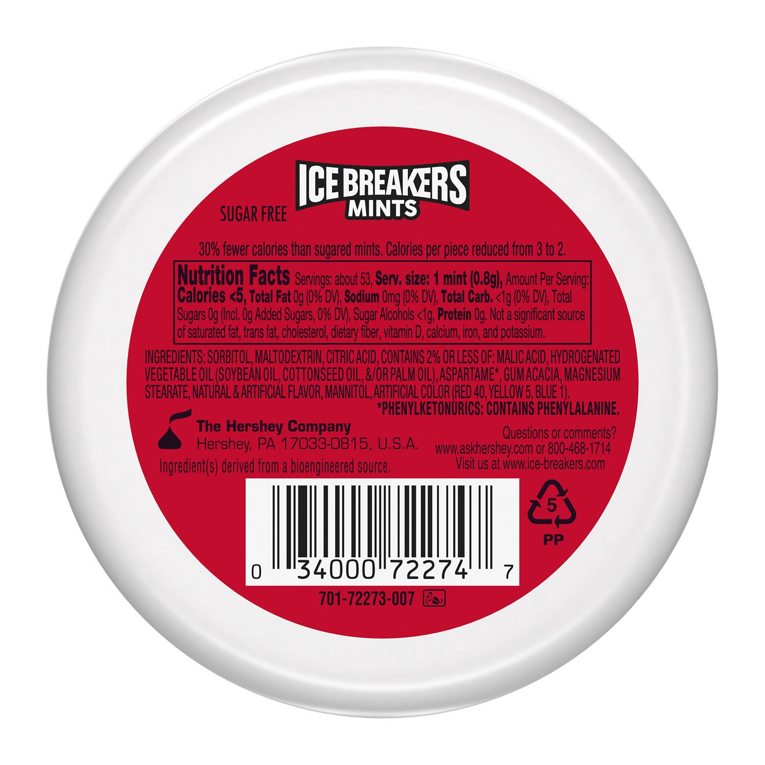slide 2 of 4, Ice Breakers Cherry Limeade Sugar Free Mints Tin, 1.5 oz, 1.5 oz