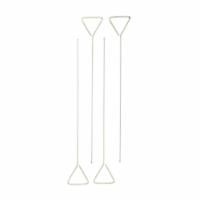 slide 1 of 2, Bradshaw International 10In Metal Skewers, 4 ct