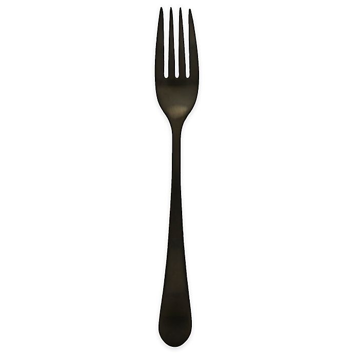 slide 1 of 1, Gourmet Settings Windermere Dinner Fork - Black, 1 ct