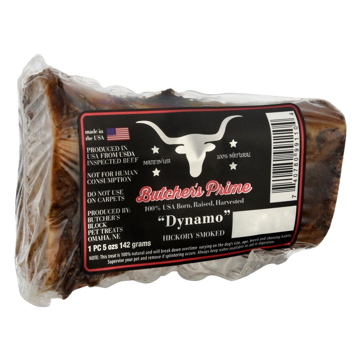 slide 7 of 10, Butcher's Prime Dog Treat, Hickory Smoked, Dynamo, 1 Each, 1 ct