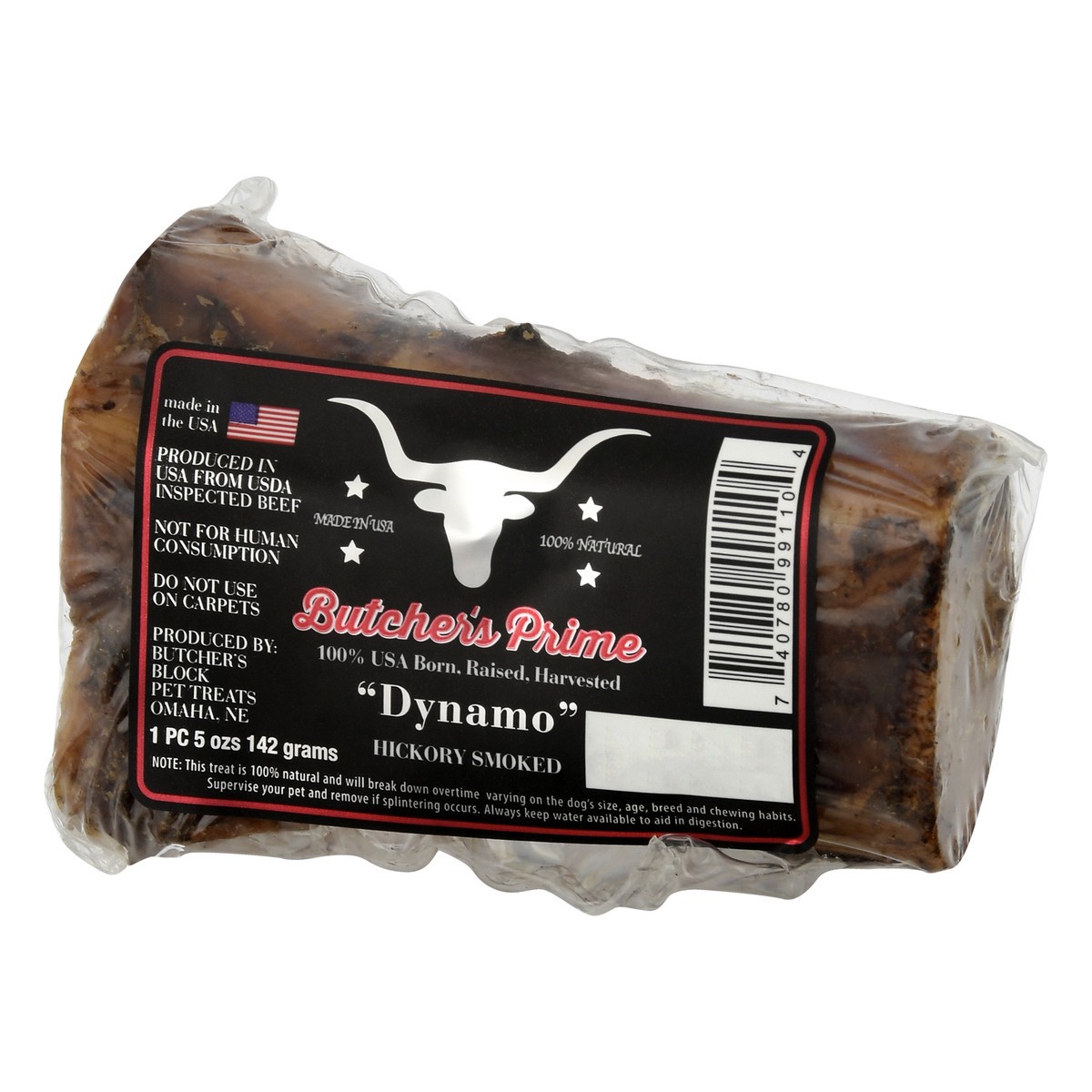 slide 5 of 10, Butcher's Prime Dog Treat, Hickory Smoked, Dynamo, 1 Each, 1 ct