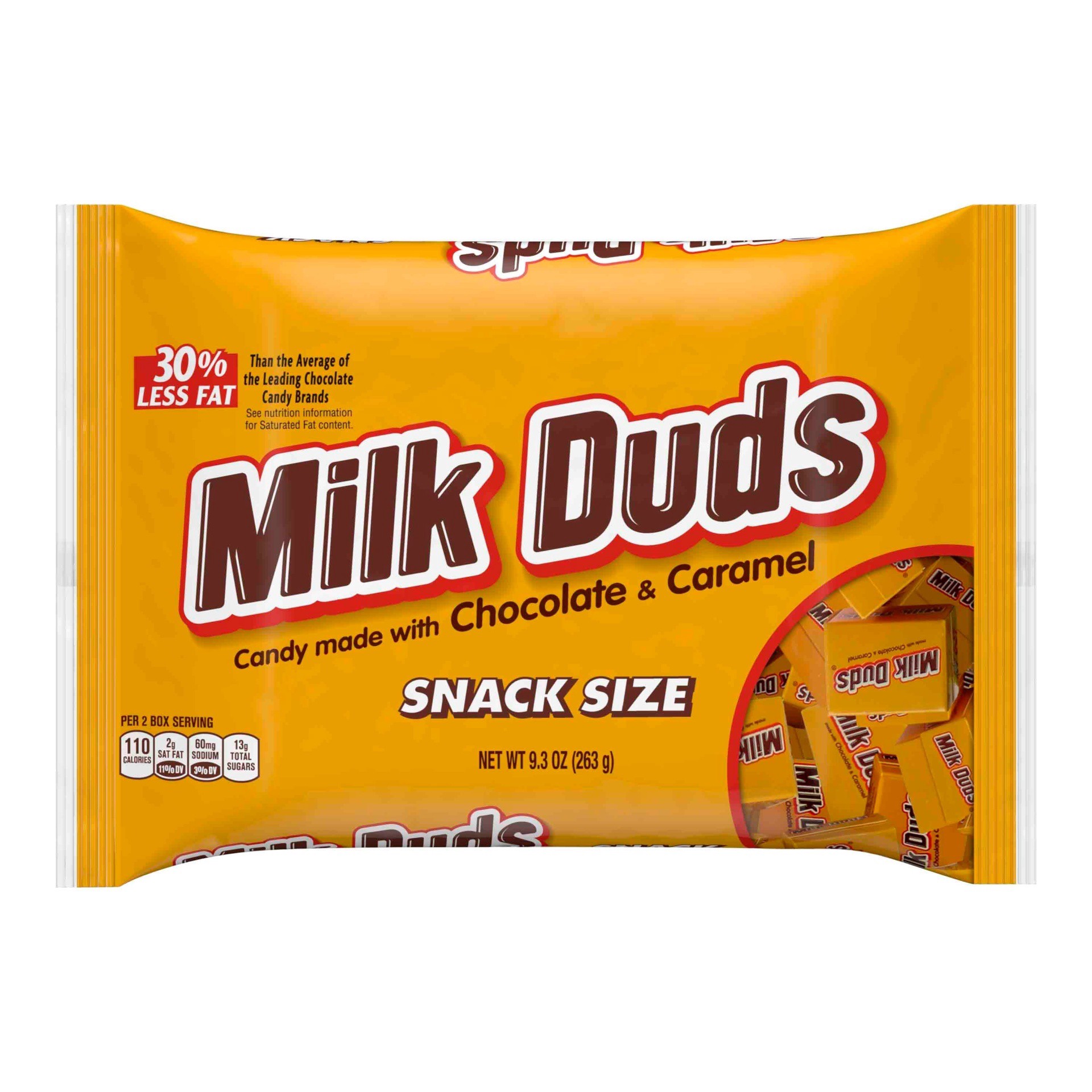 slide 1 of 8, Milk Duds Snack Size Candy, 9.3 oz