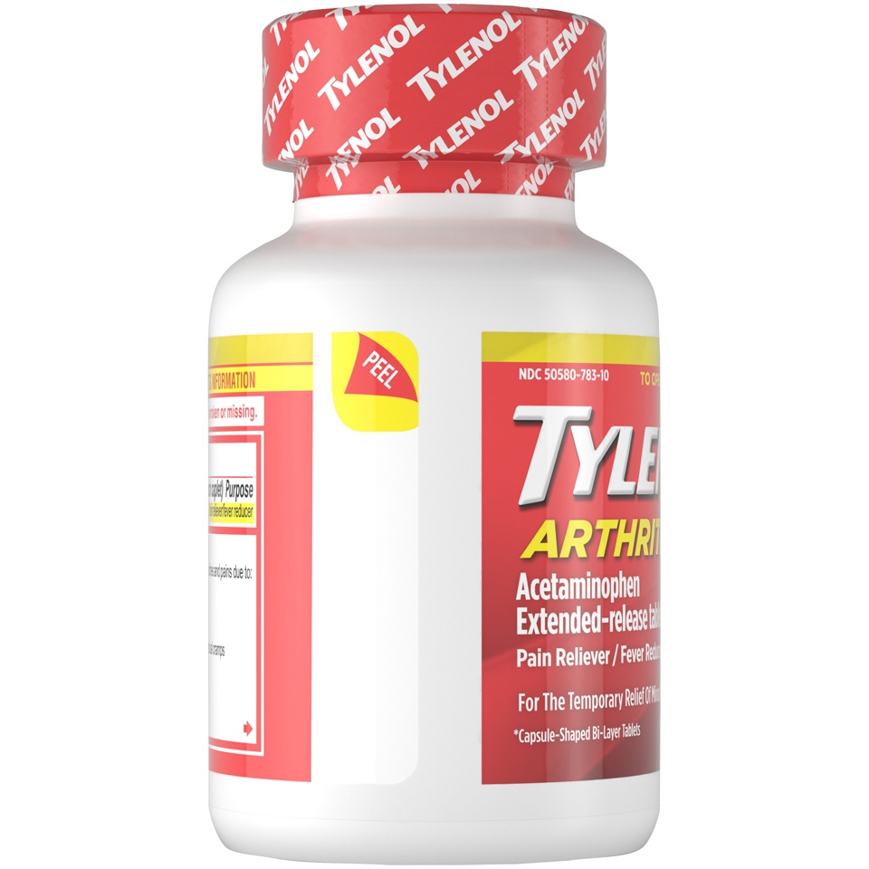 slide 4 of 6, Tylenol 8HR Arthritis Pain Relief Caplets, 650 mg Acetaminophen Pain Relief Pills for Minor Arthritis Pain & Joint Pain, Fever Reducer, Oral Pain Reliever for Joint Pain; 100 ct.; Pack of 1, 