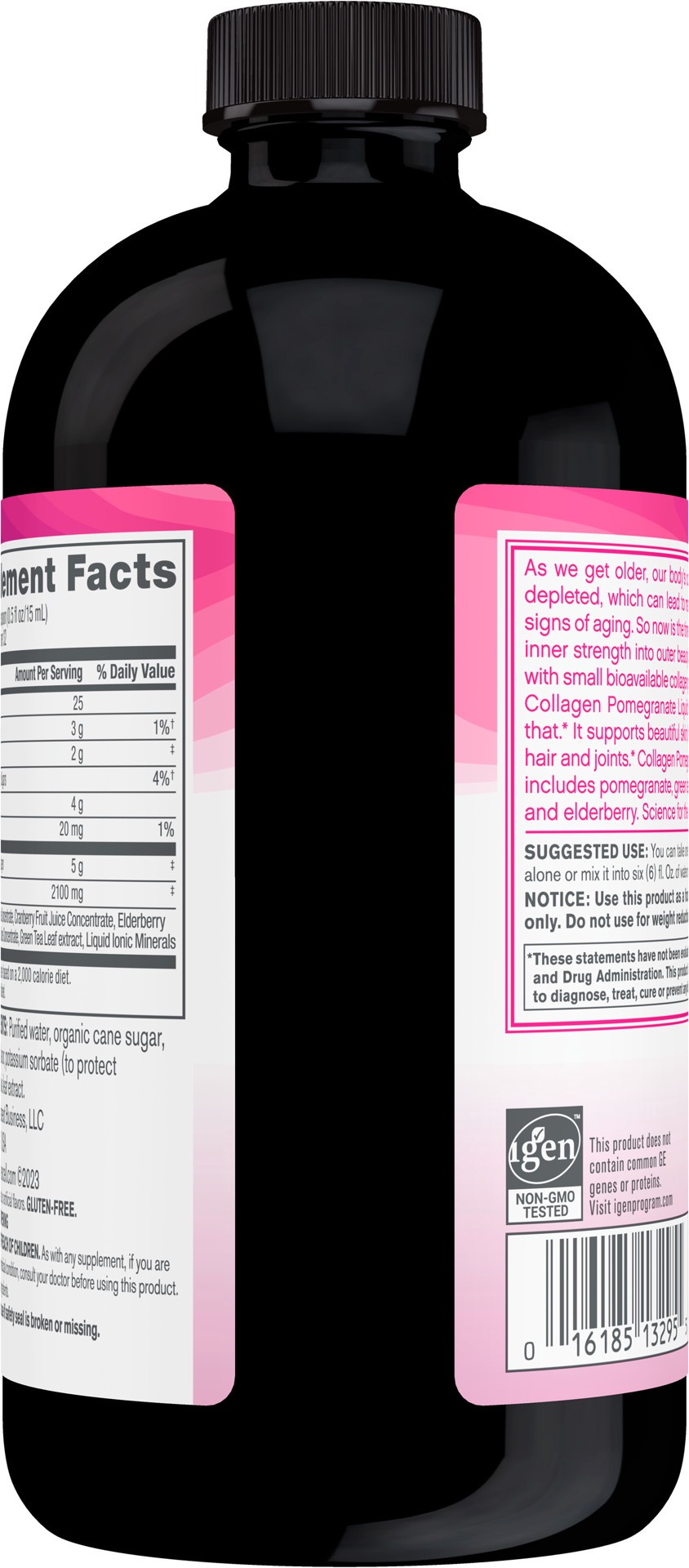 slide 4 of 5, NeoCell Liquid Collagen - Pomegranate, 16 oz., 1 Bottle, 16 fl oz