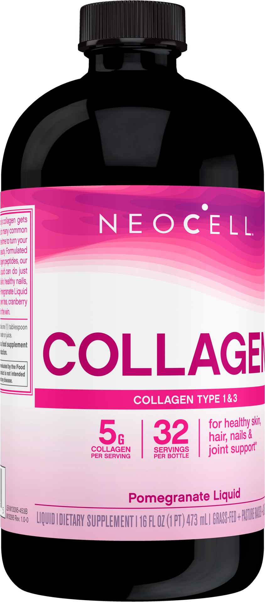 slide 2 of 5, NeoCell Liquid Collagen - Pomegranate, 16 oz., 1 Bottle, 16 fl oz