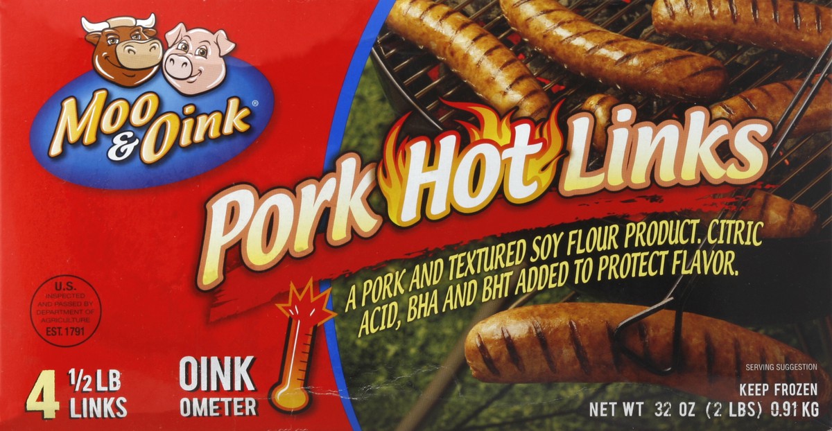 slide 4 of 4, Moo & Oink Pork Links 4 ea, 4 ct