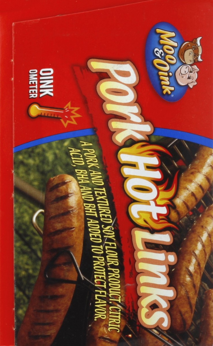 slide 3 of 4, Moo & Oink Pork Links 4 ea, 4 ct