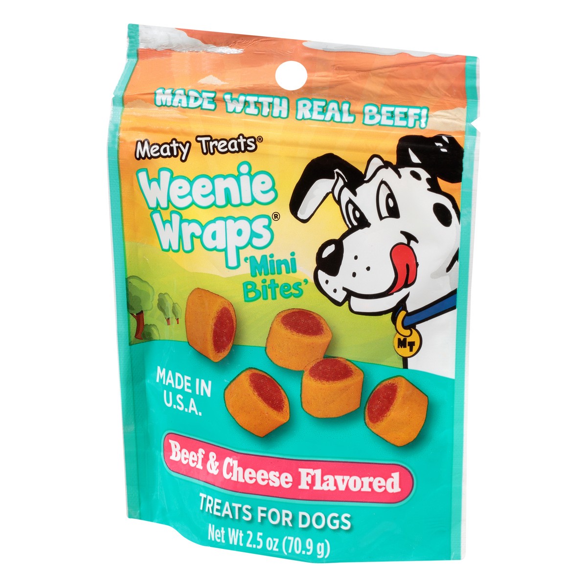 slide 9 of 9, Meaty Treats Treat for Dogs, Beef & Cheese Flavored, Mini Bites, 2.5 oz