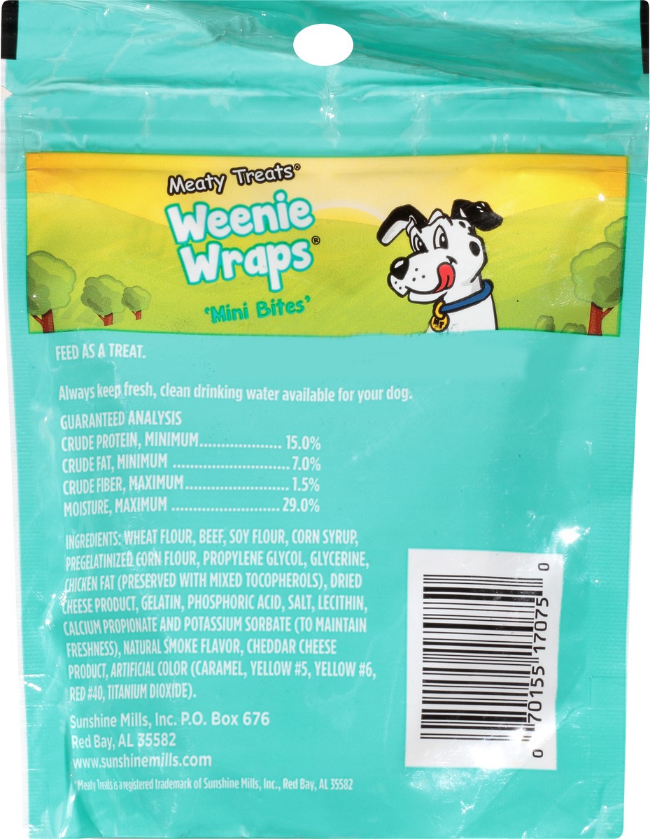 slide 3 of 9, Meaty Treats Treat for Dogs, Beef & Cheese Flavored, Mini Bites, 2.5 oz