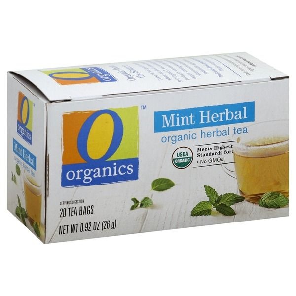 slide 1 of 5, O Organics Organic Herbal Mint Tea Bags, 