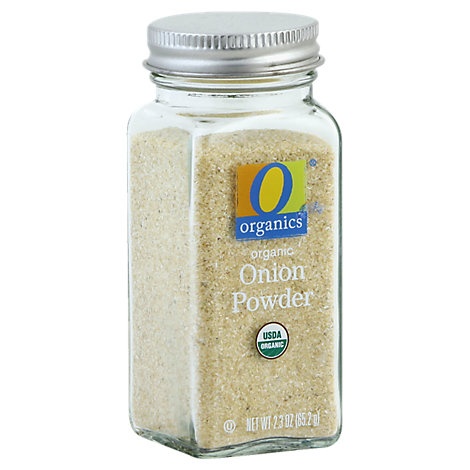 slide 1 of 1, O Organics Organic Onion Powder, 2.3 oz