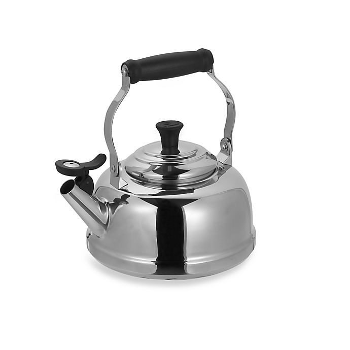 slide 1 of 1, Le Creuset Stainless Steel Whistling Tea Kettle, 1.8 qt