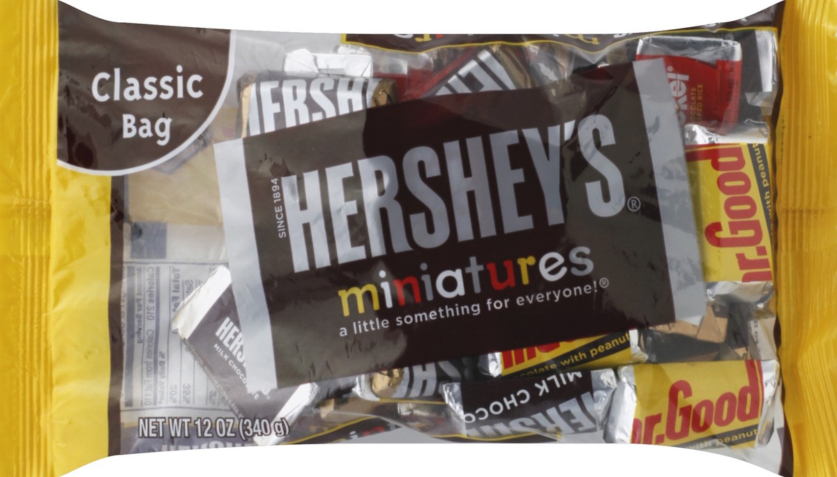 slide 5 of 5, Hershey's Miniatures Assortment, 12 oz