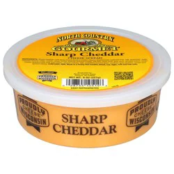 North Country Gourmet Sharp Cheddar Cheese Spread 8 oz