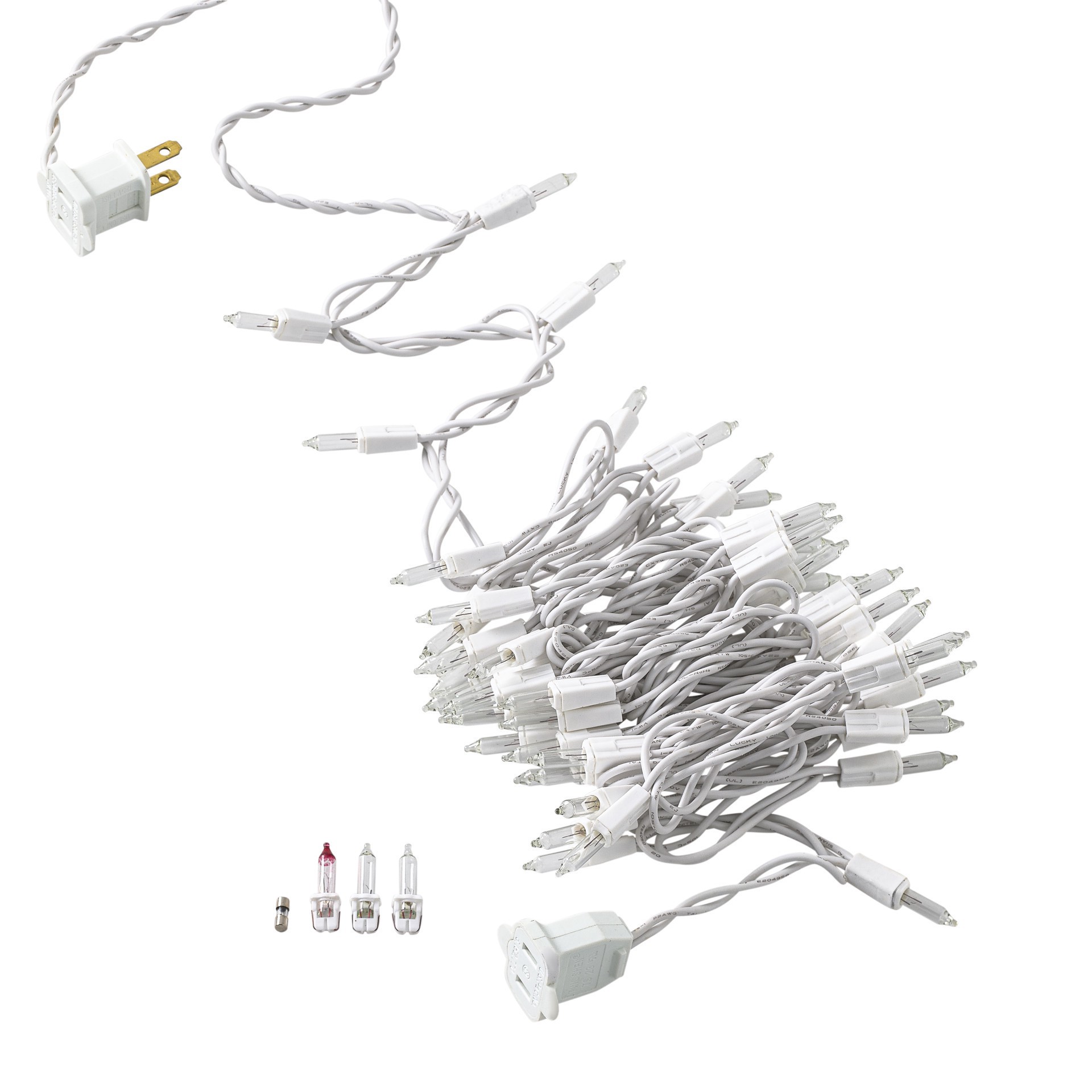 slide 2 of 4, 50ct. Clear Mini String Lights With White Cord By Ashland, 50 ct