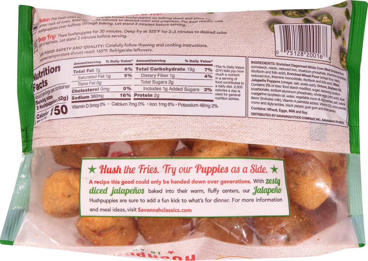 slide 13 of 13, Savannah Classics Jalapeno Hush Puppies 16 oz, 16 oz