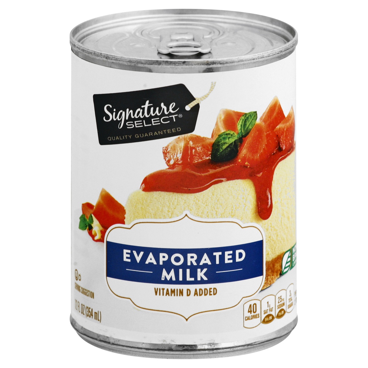 slide 1 of 9, Signature Select Evaporated Milk 12 oz,