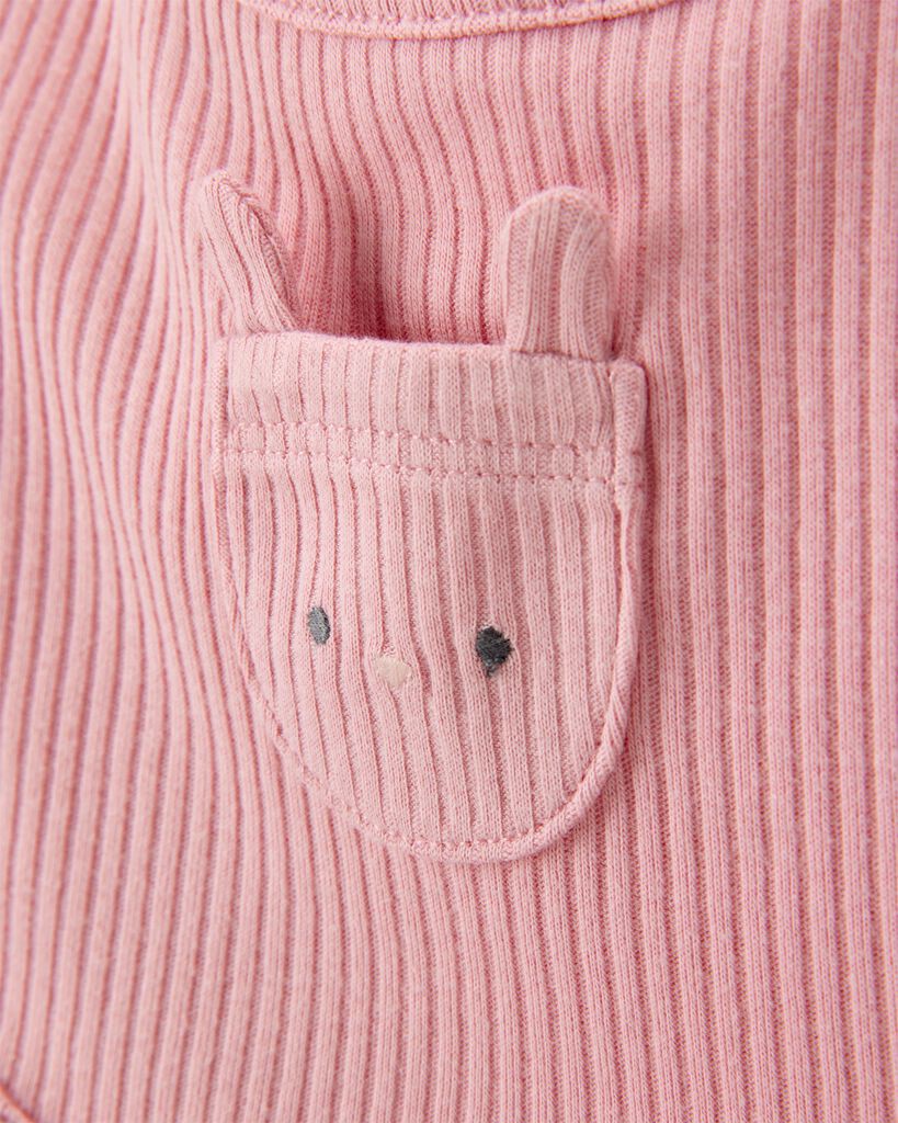 slide 3 of 3, Carter's Baby 3-Pack Floral Bibs - Pink/Ivory Pink/Ivory OSZ, 1 ct