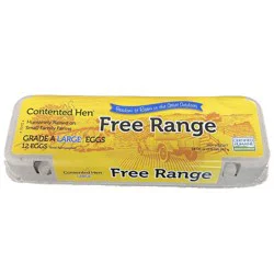 Contented Hen large grade A eggs